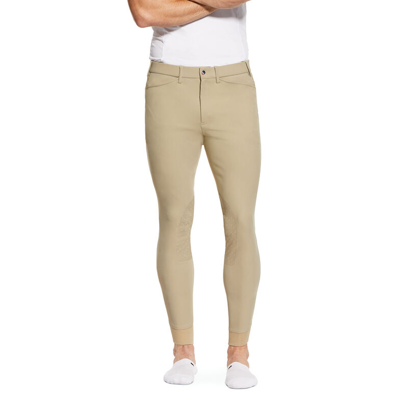 Ariat English: Tri Factor Grip Knee Patch Breech Leggings Hombre - Marrones (XRLIN5432)